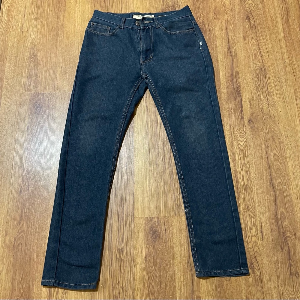 Vintage Genes 1891 Slim mens 28 x 31 dark blue jeans denim
